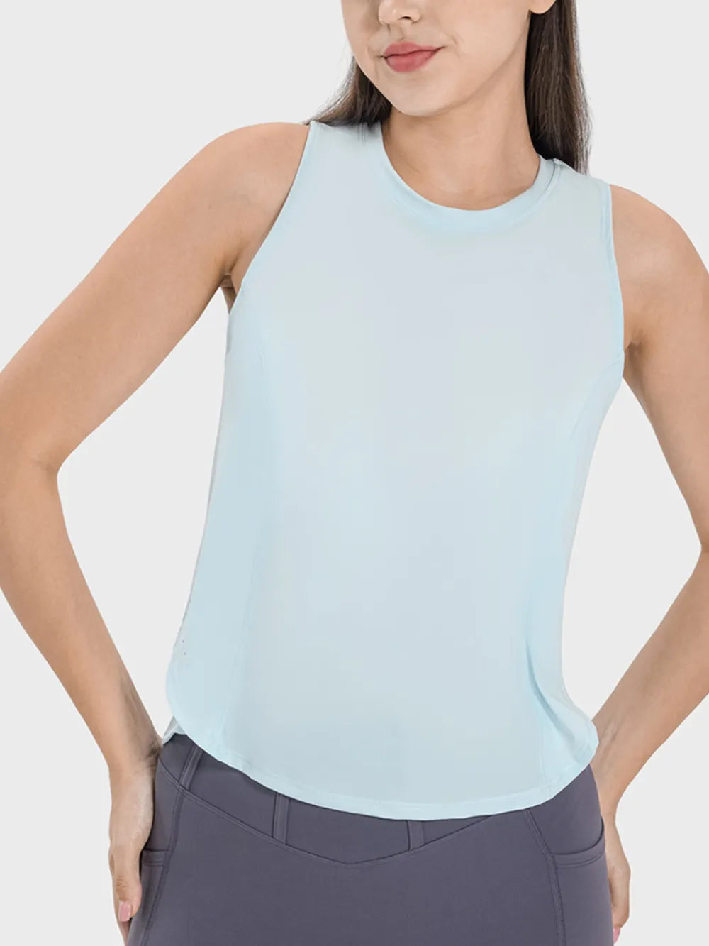 Round Neck Active Tank view 10