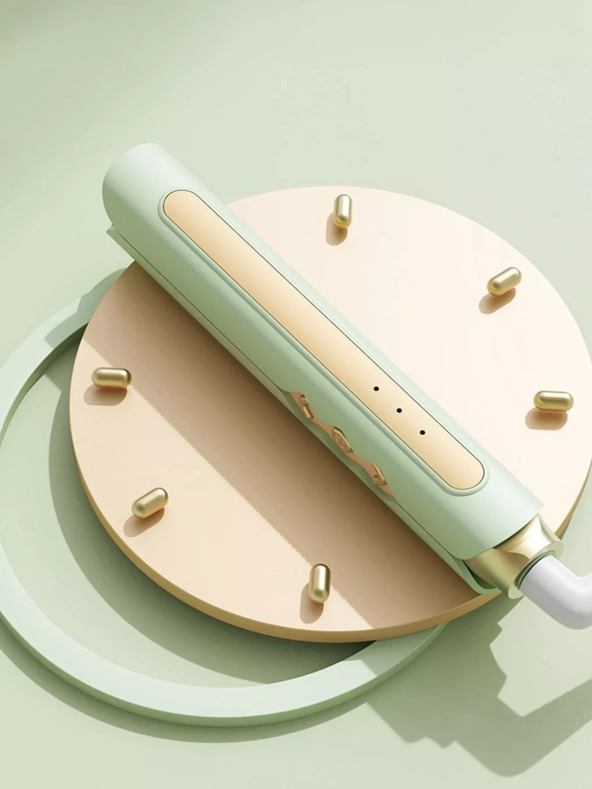 Straightener handle and cord