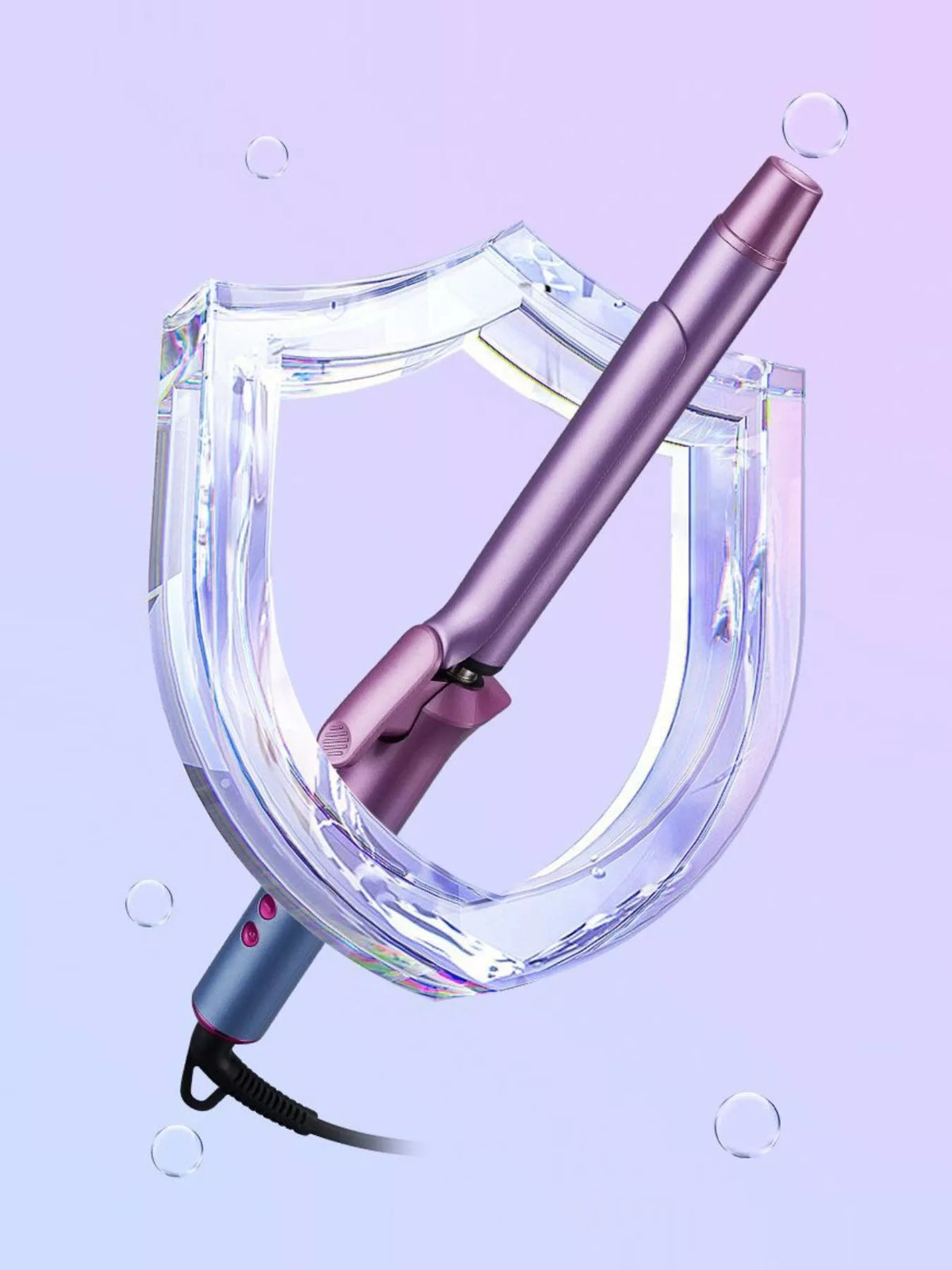 Curling iron temperature control dial