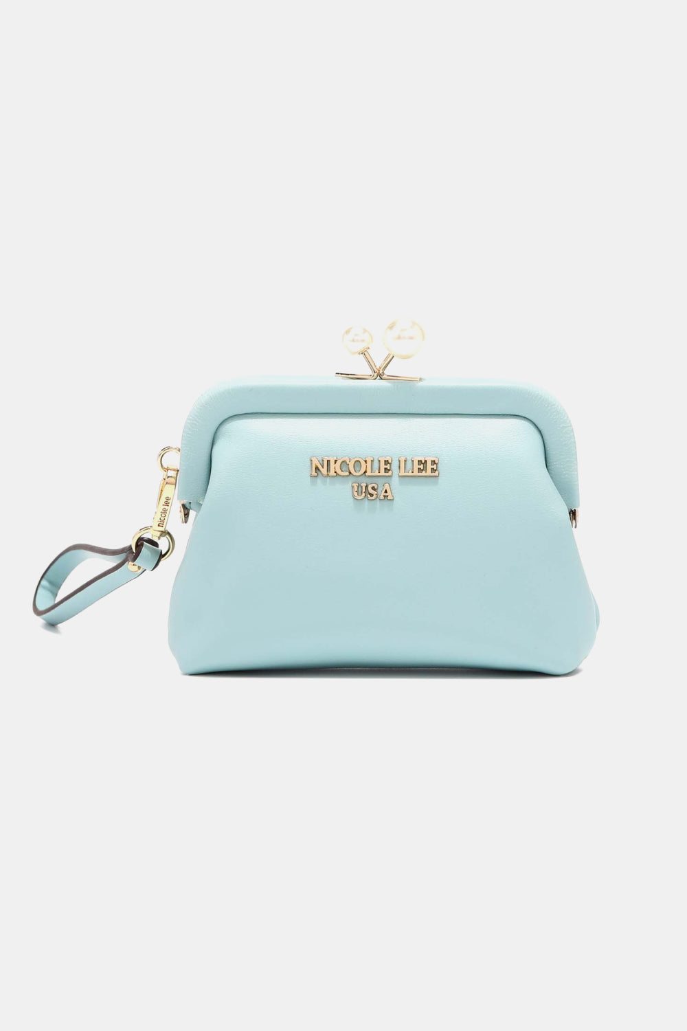 Nicole Lee USA Elise Pearl Coin Purse Blue One Size - Fashorio