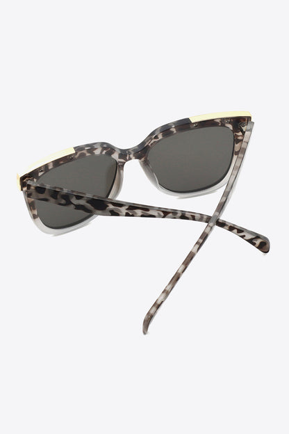 Tortoiseshell Polycarbonate Frame Full Rim Sunglasses - Fashorio