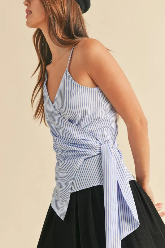 Surplice striped cami back view