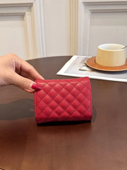 PU Leather Solid Color Wallet - Fashorio