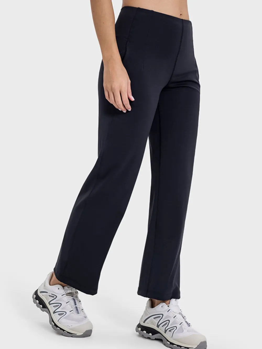 Millennia Pocketed High Waist Active Pants - Fashorio