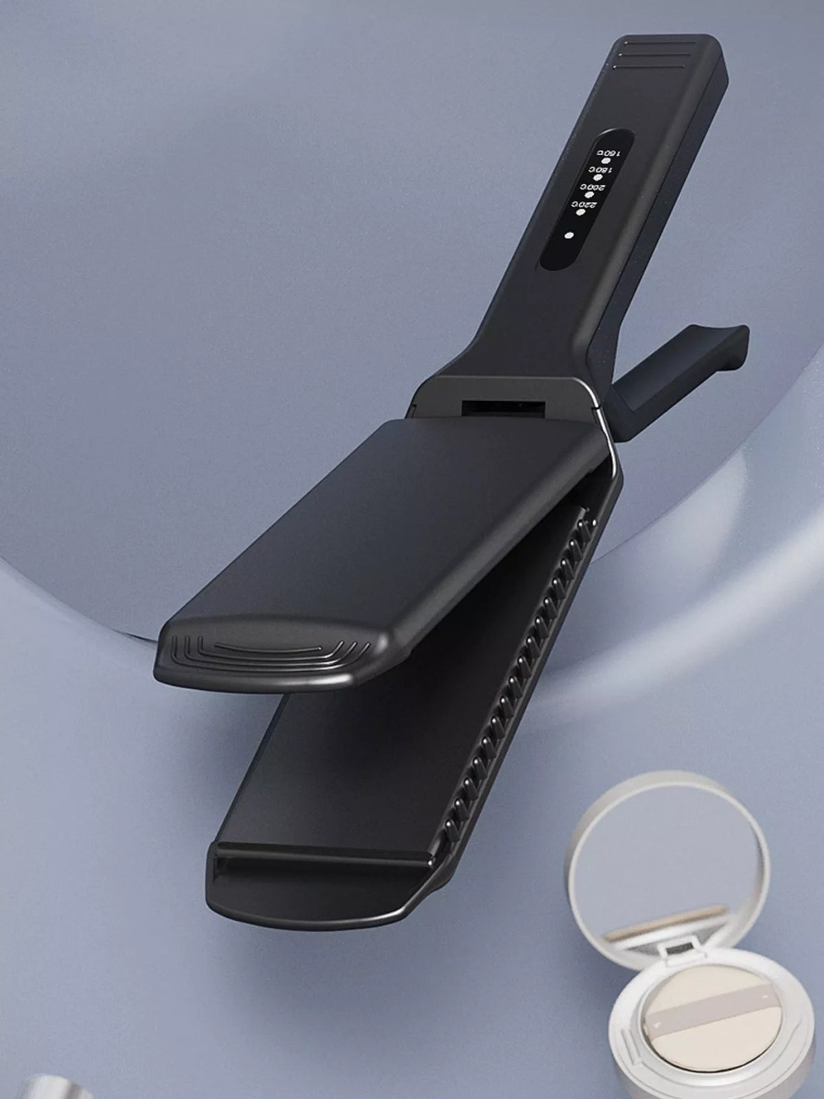 Hair straightener side profile