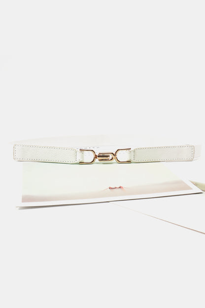 Alloy Buckle Elastic Belt - Fashorio