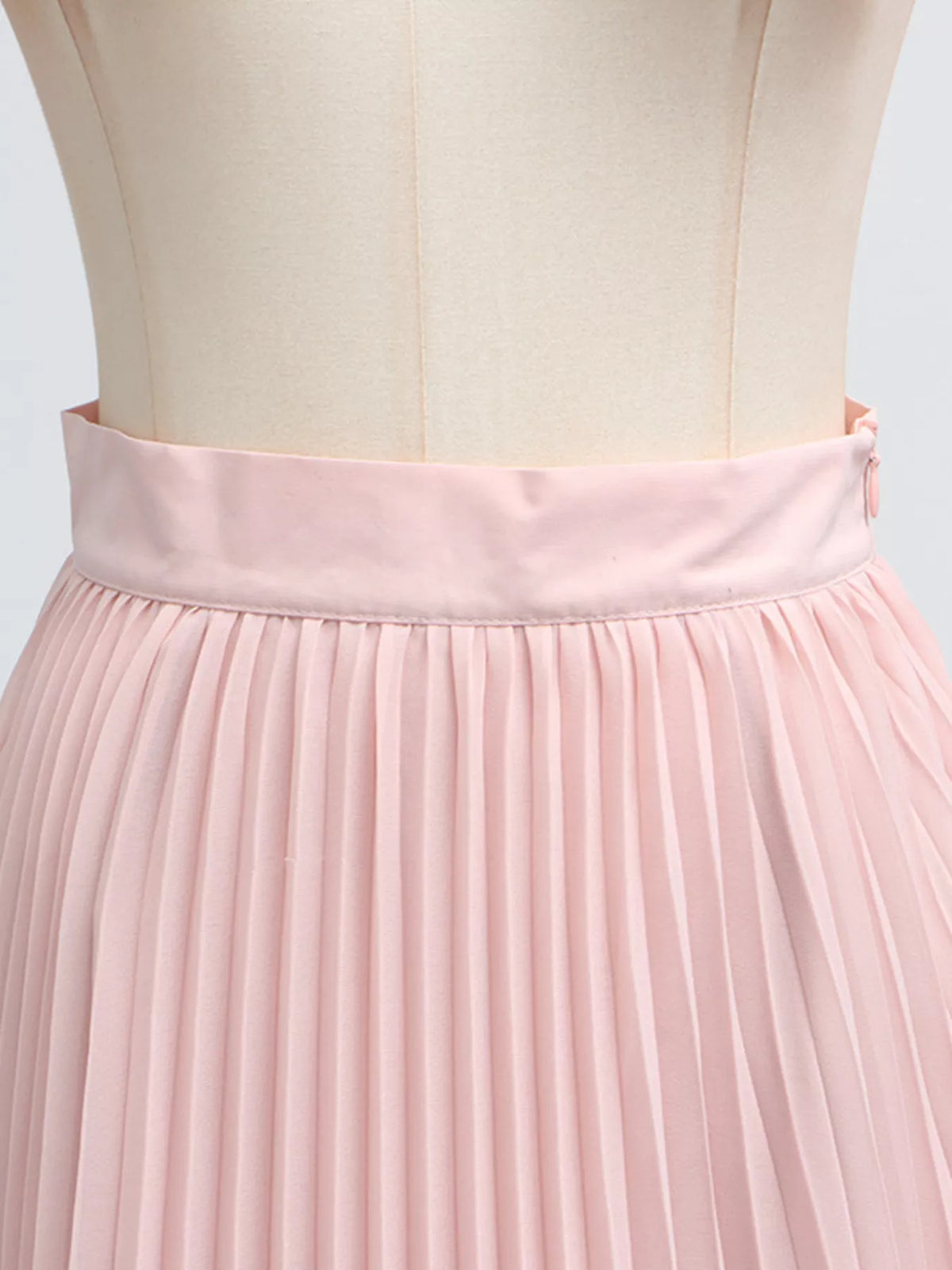 Frill Lapel Collar Top and Pleated Skirt Set, view 17