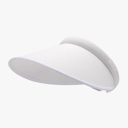 Wide Brim PVC Sun Hat White One Size - Fashorio