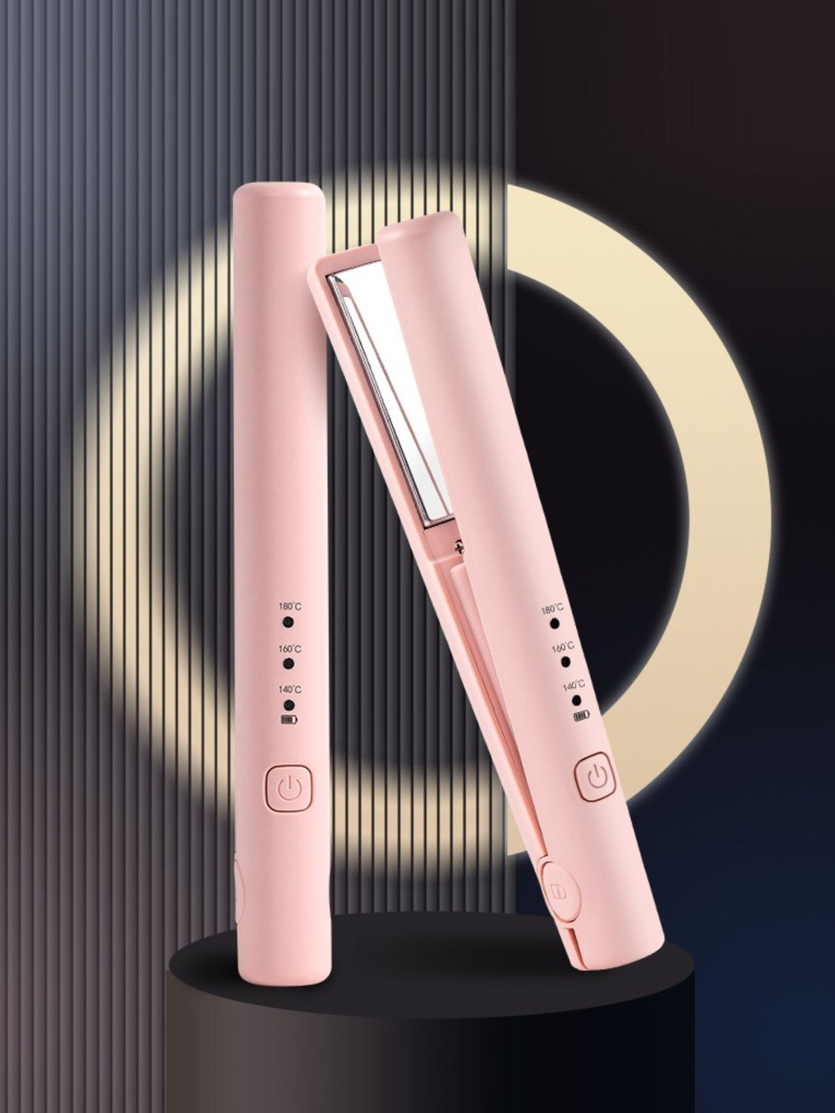 Mini straightener held in hand