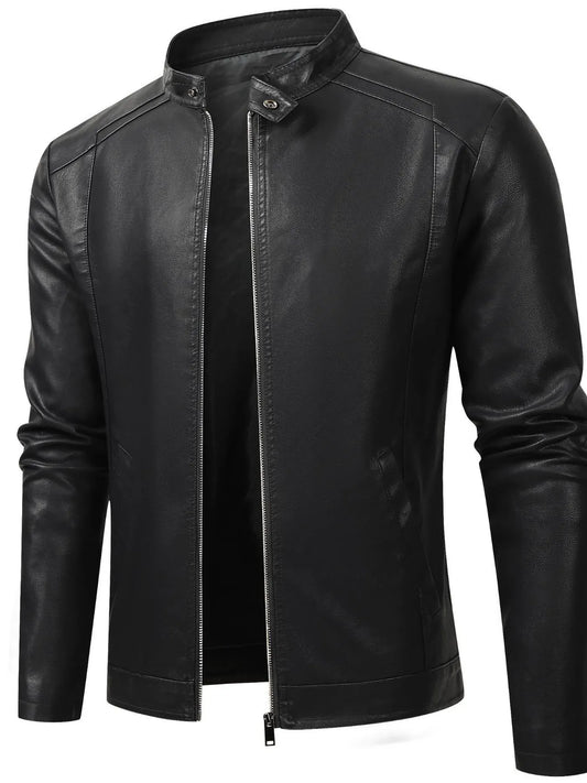 Men's Plus Size Zip Up Long Sleeve Jacket - Fashorio