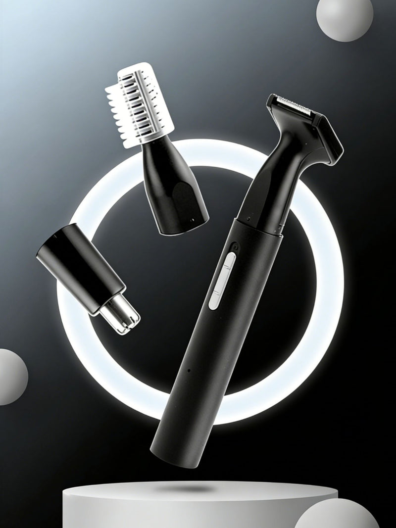 Black nose hair trimmer front view