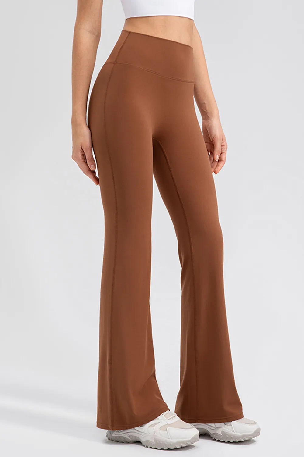 Bootcut active leggings back view