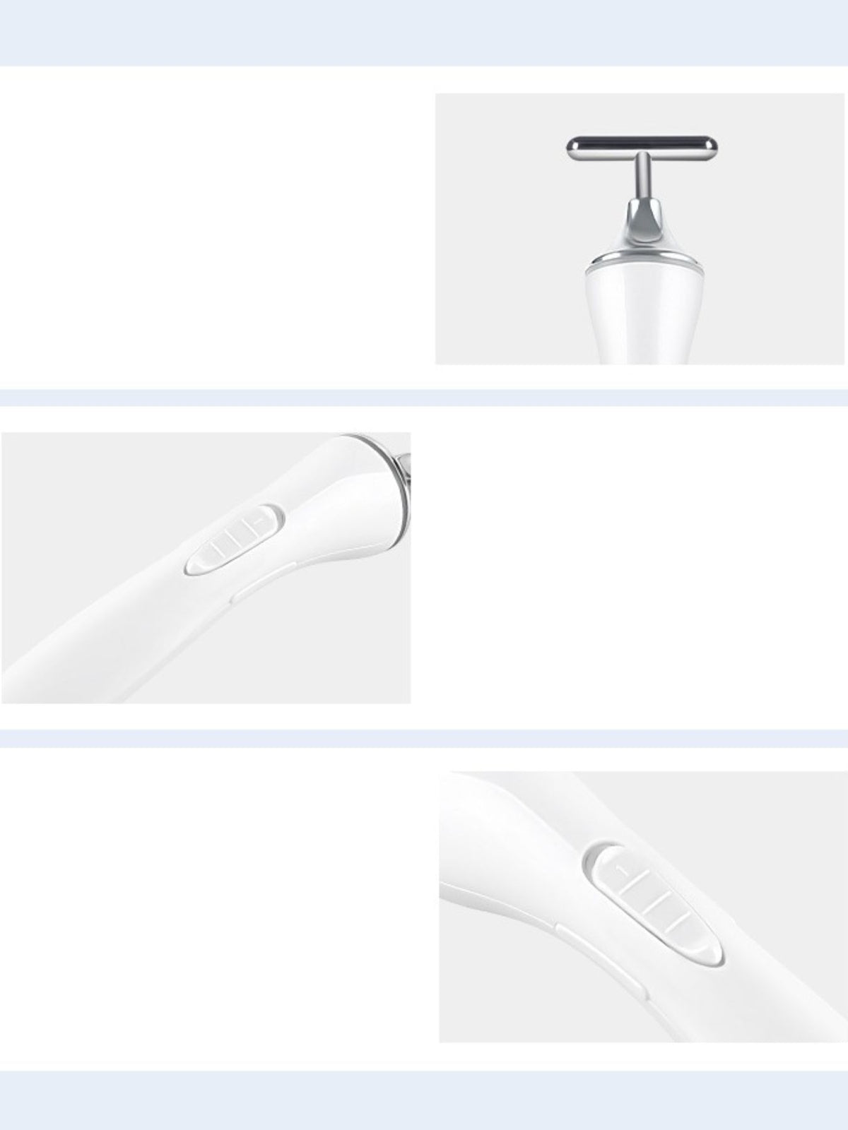 T shape massager side profile