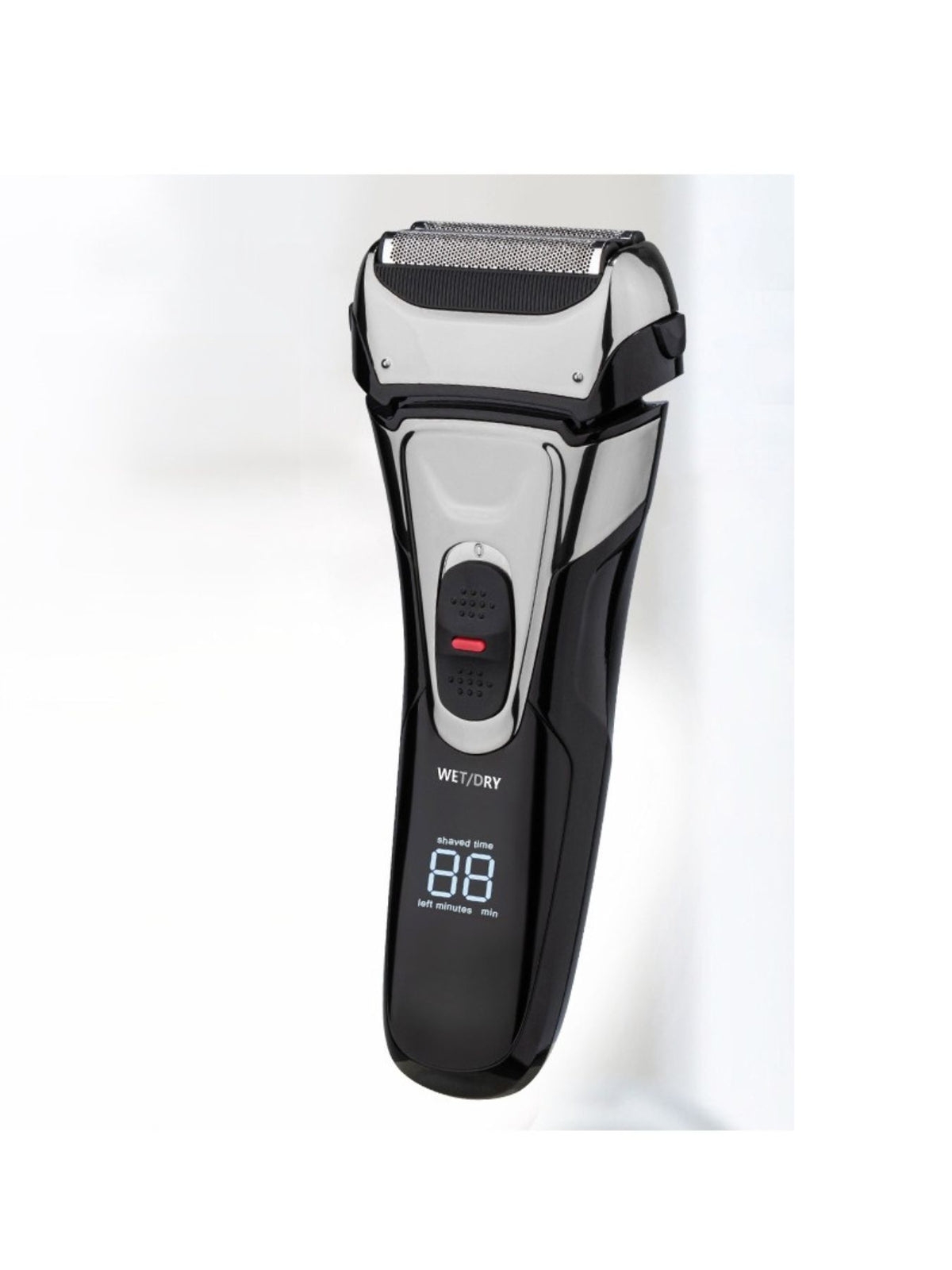 Rechargeable electric shaver in hand