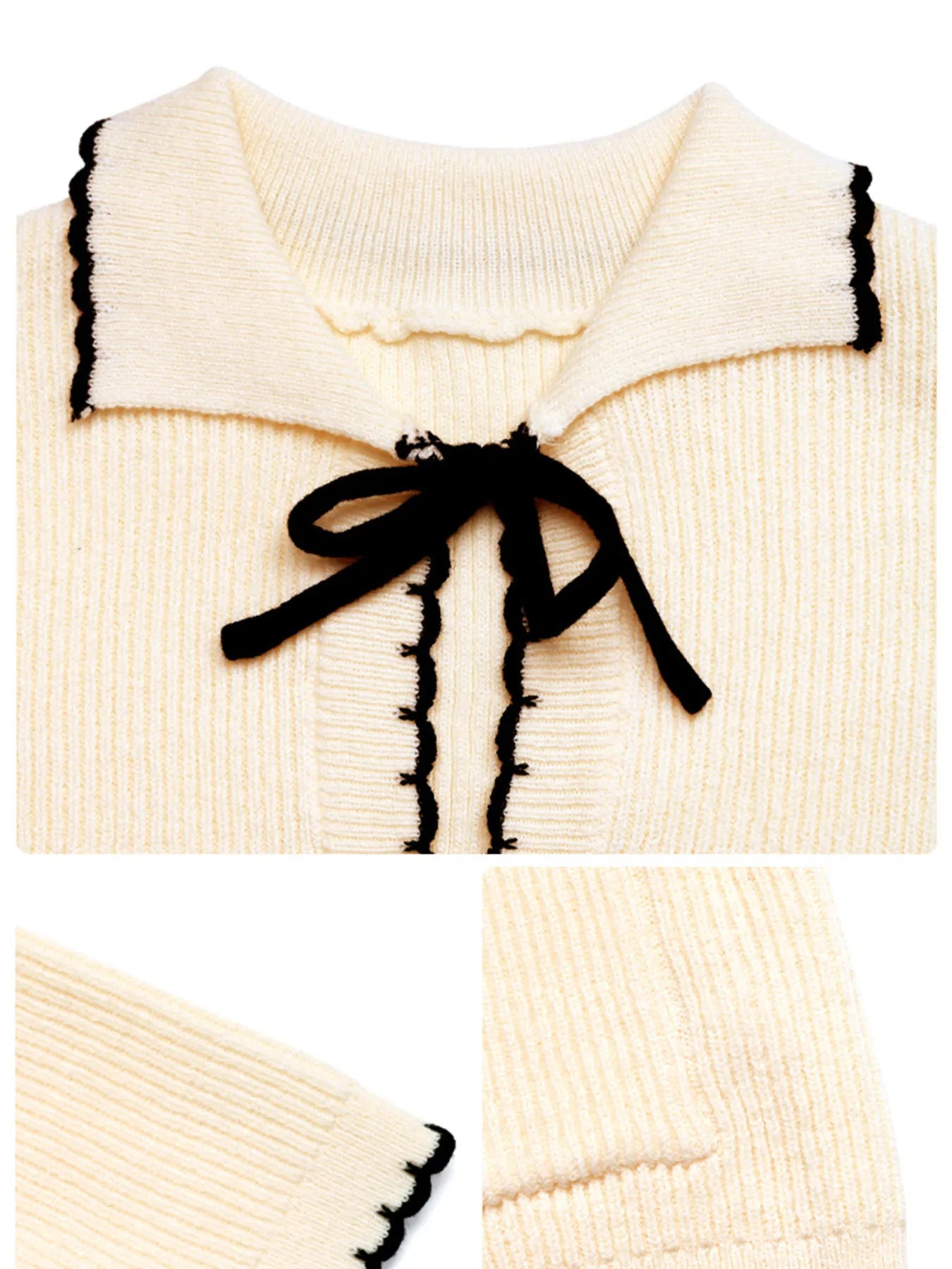 Tie Front Long Sleeve Cardigan - Fashorio