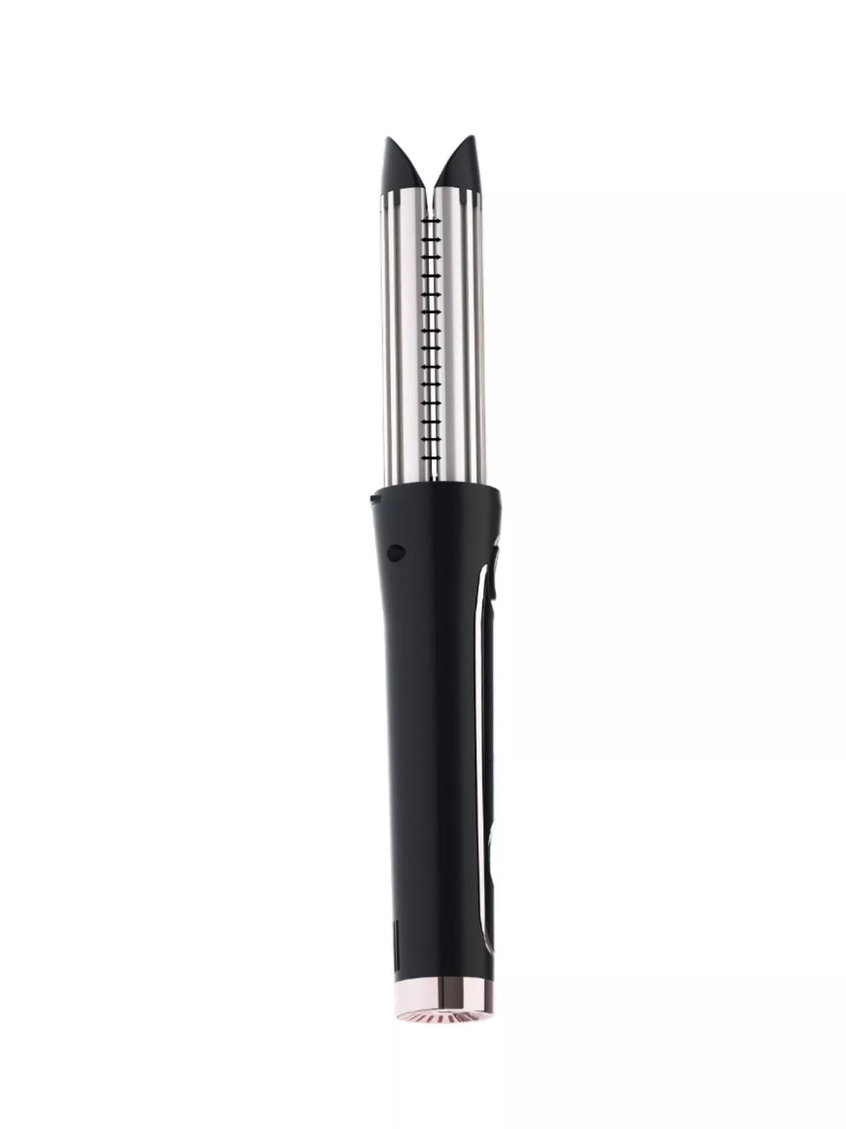 Curling iron styling curls in hair