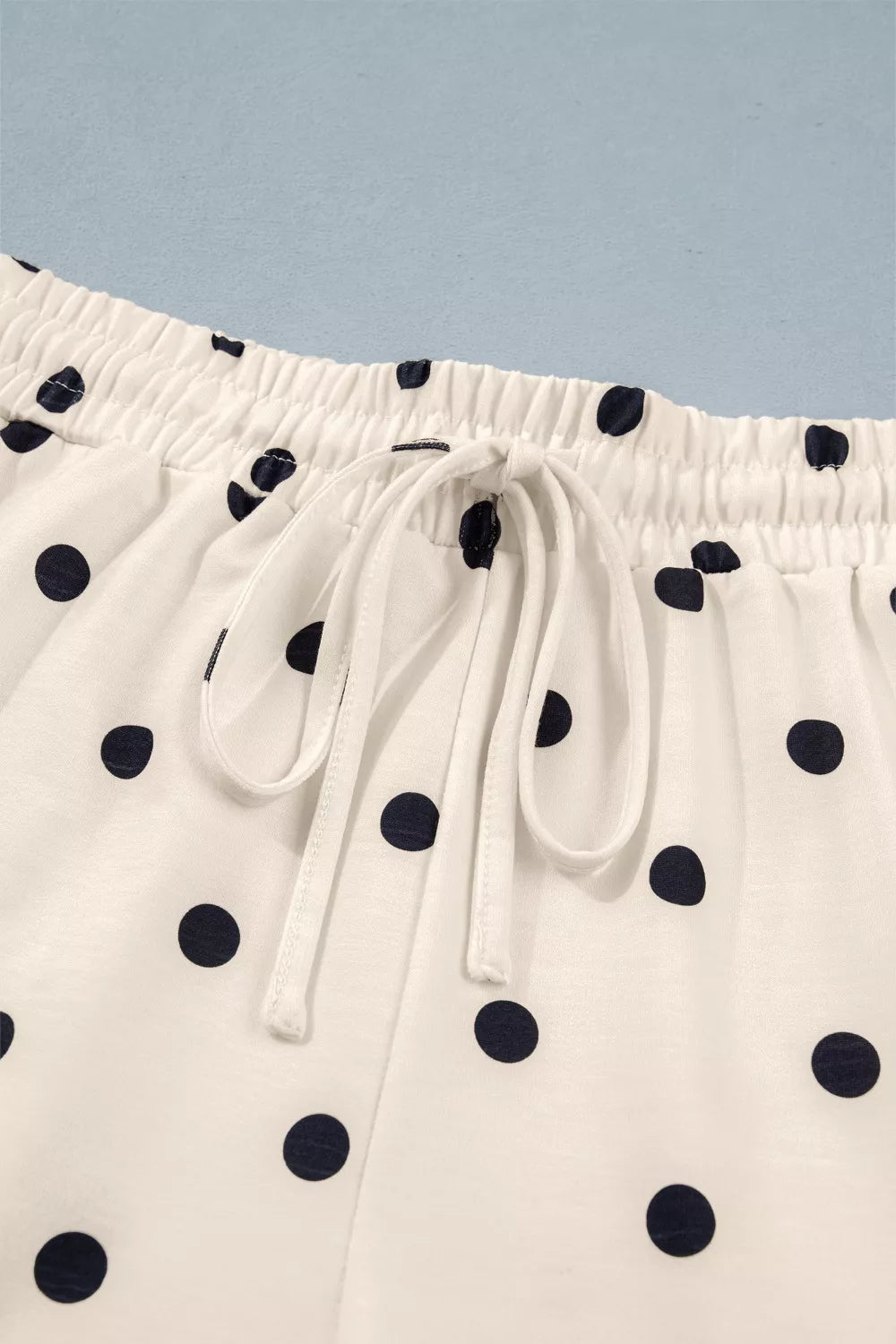 Polka dot two piece set relaxed styling