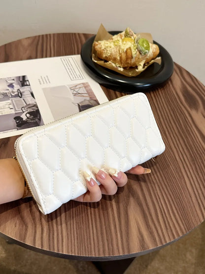 PU Leather Solid Color Wallet - Fashorio