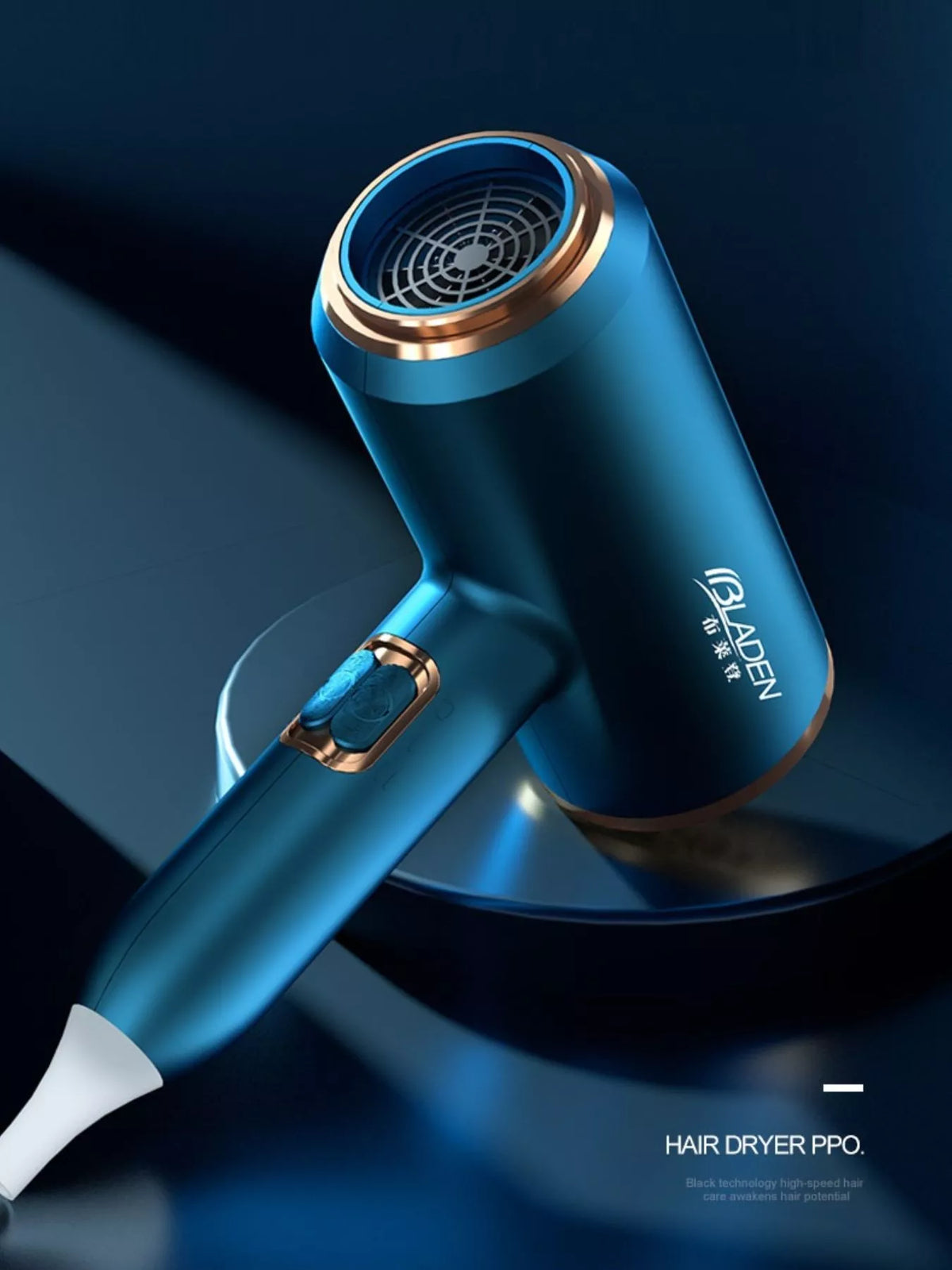 Multi speed hair dryer main view