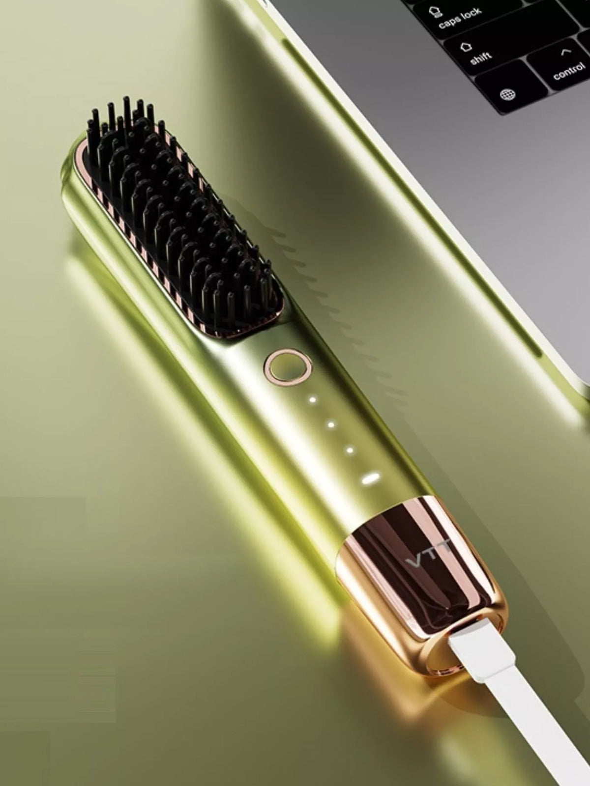 Comb shaping soft curls