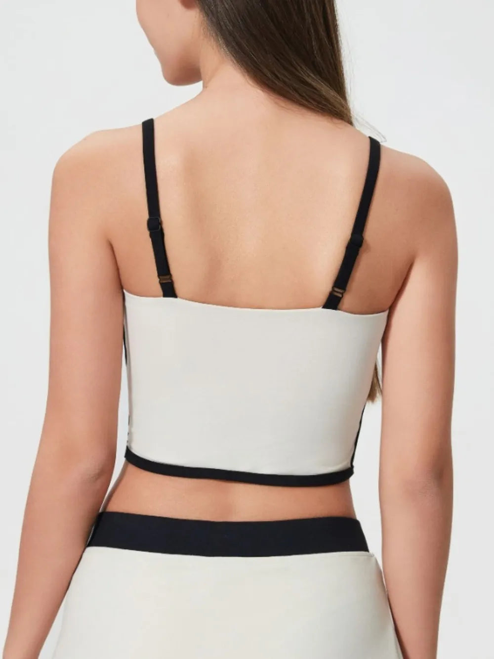 square neck active cami back view