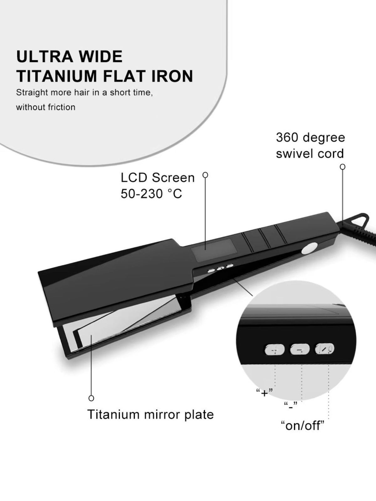 Straightener plates detail