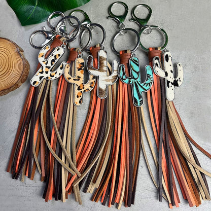Cactus Keychain with Tassel - Fashorio