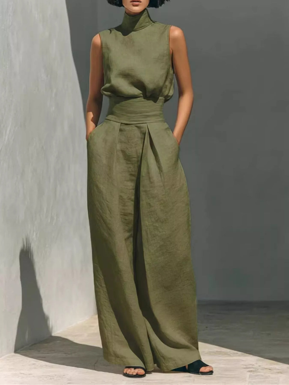 Womens sleeveless set alternate color