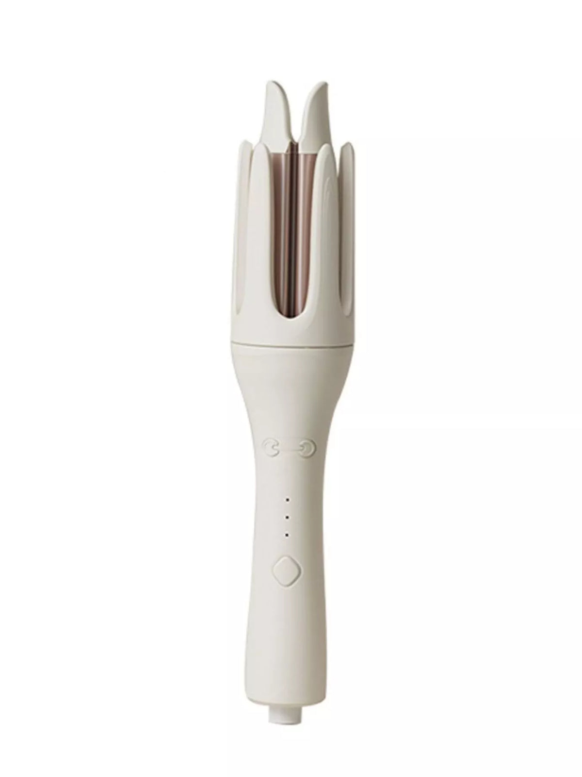 Curls styled with the rotating curling iron