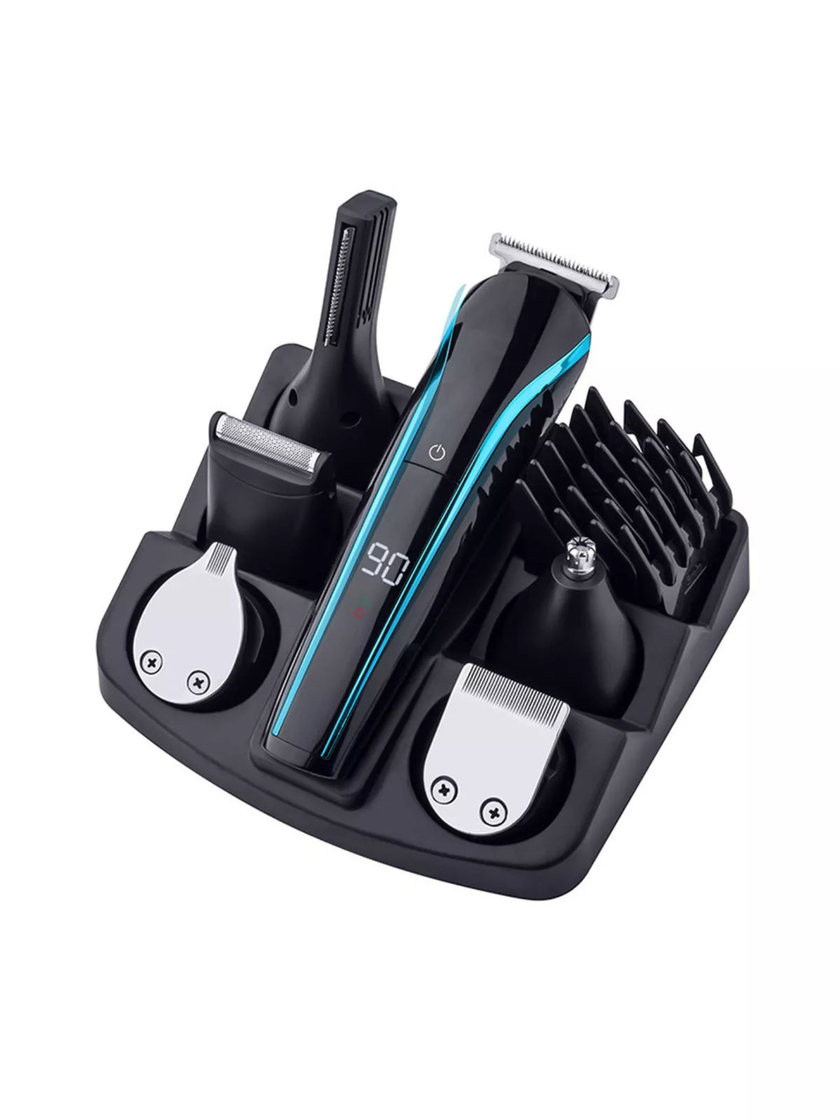 Cordless hair clipper set front view