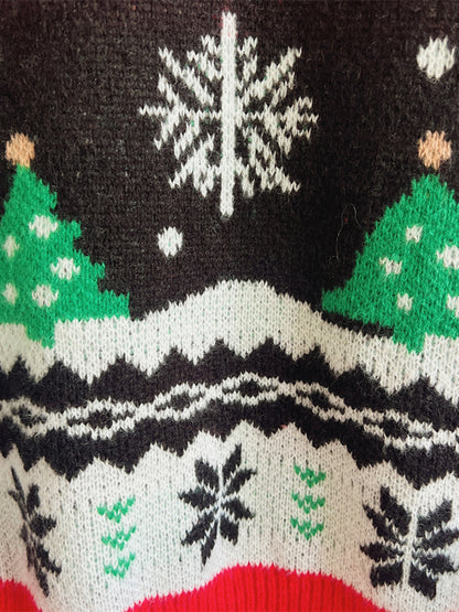 Christmas Element Long Sleeve Sweater - Fashorio