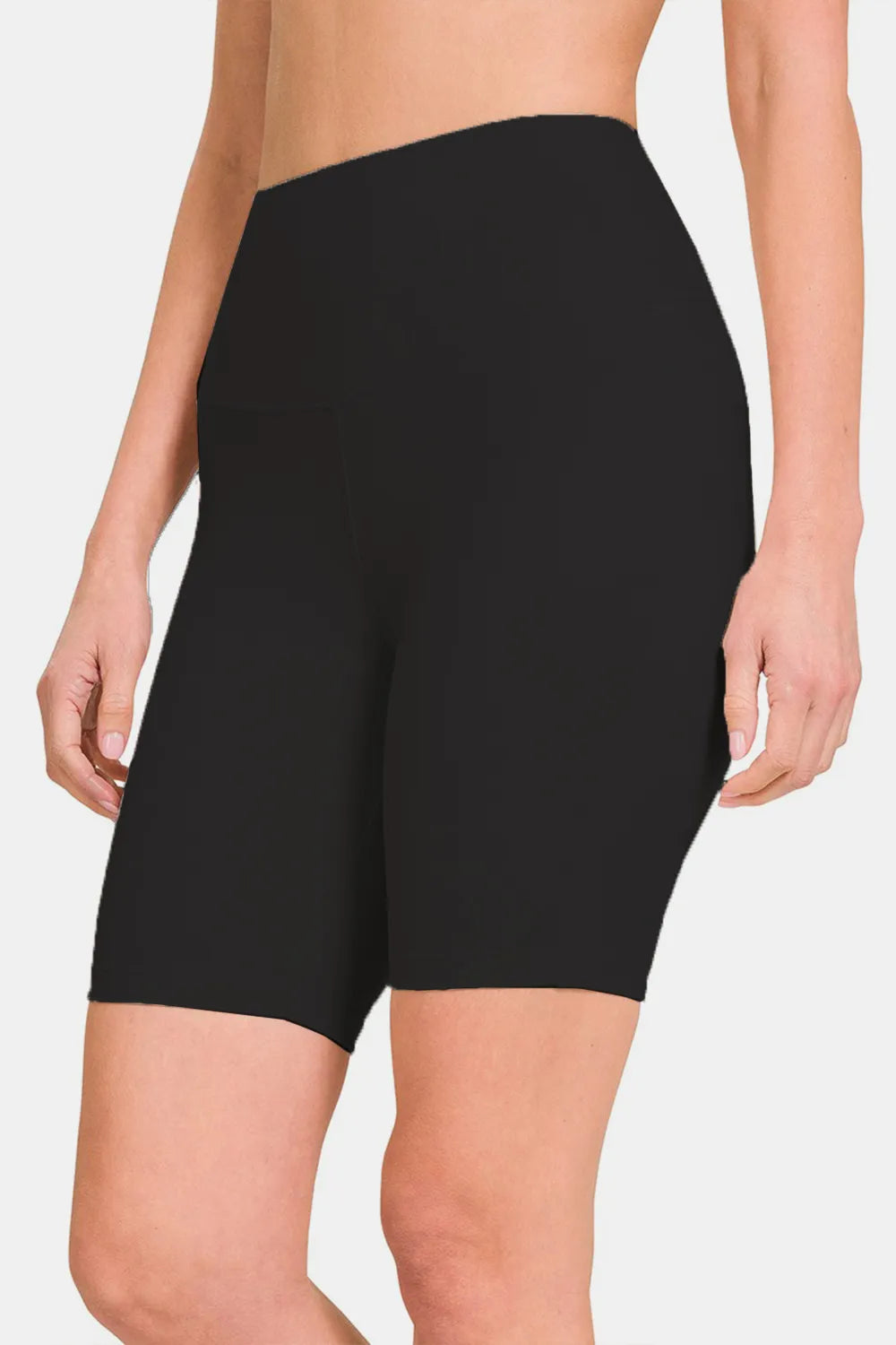 High Waist Active Shorts side view
