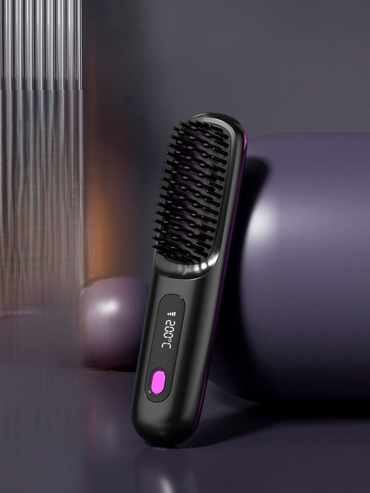 Straightening comb heating plate detail