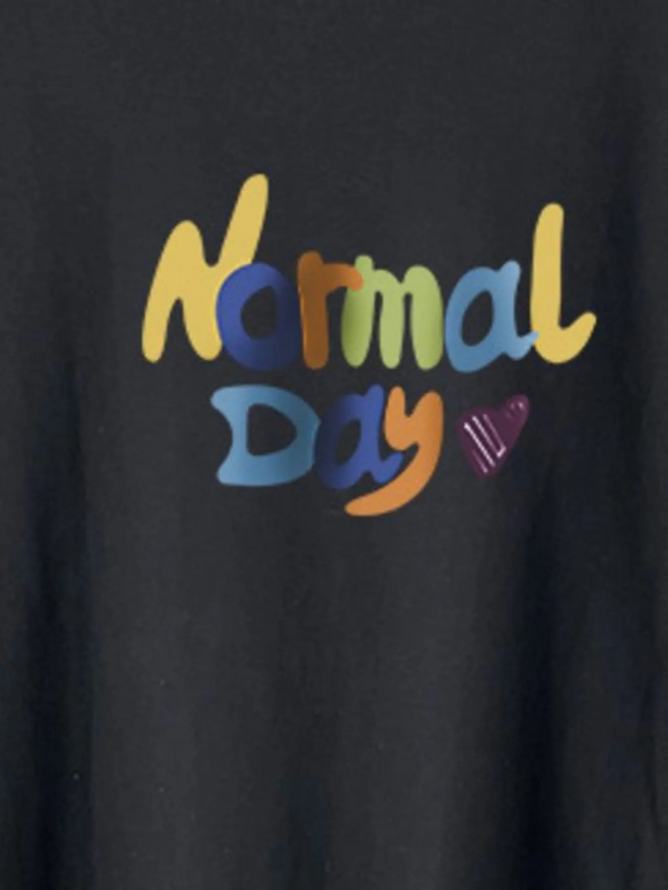 Normal Day Long Sleeve T-Shirt - Fashorio