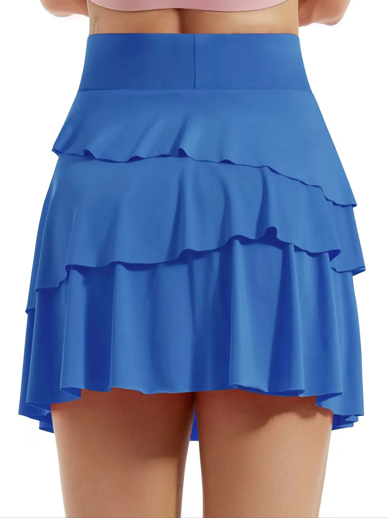 Tiered Ruffle Active Skort - Fashorio