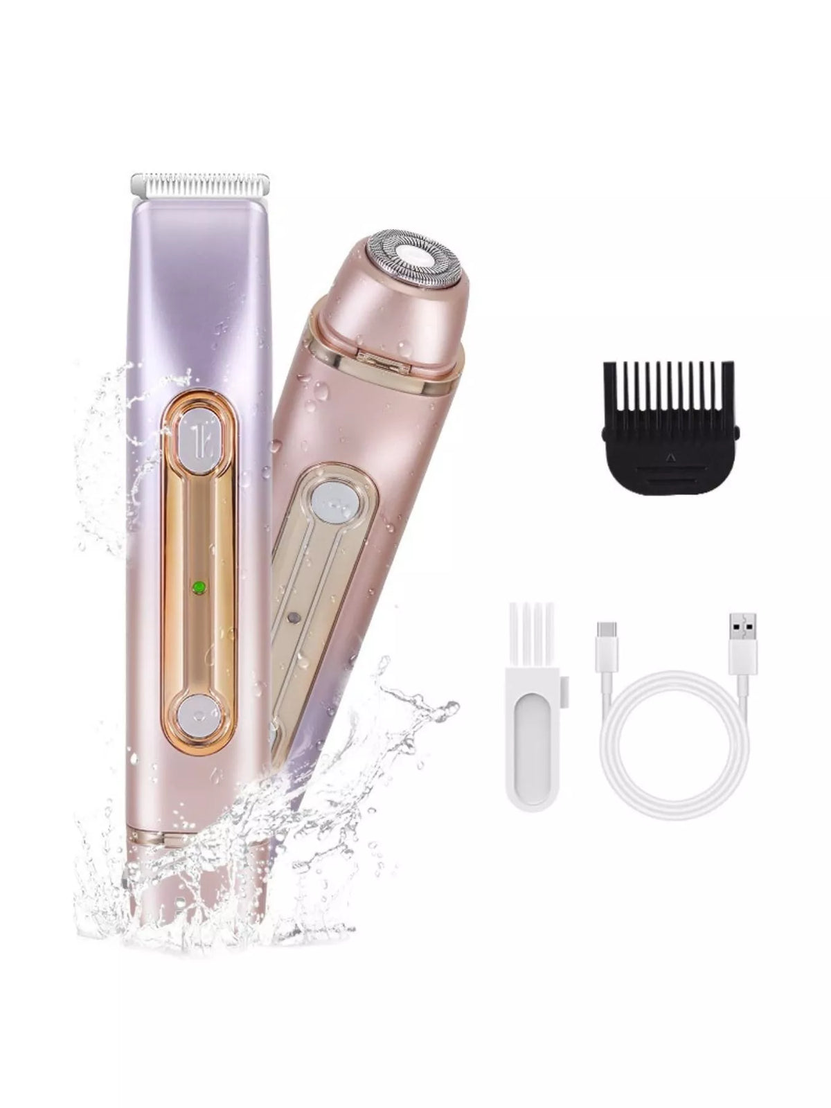 Painless epilator on smooth skin