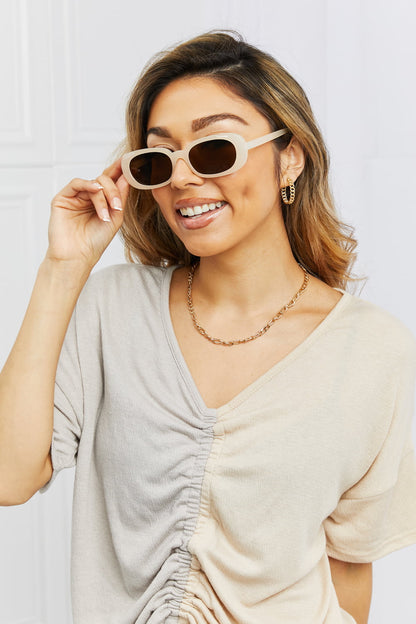 Oval Full Rim Sunglasses - Fashorio