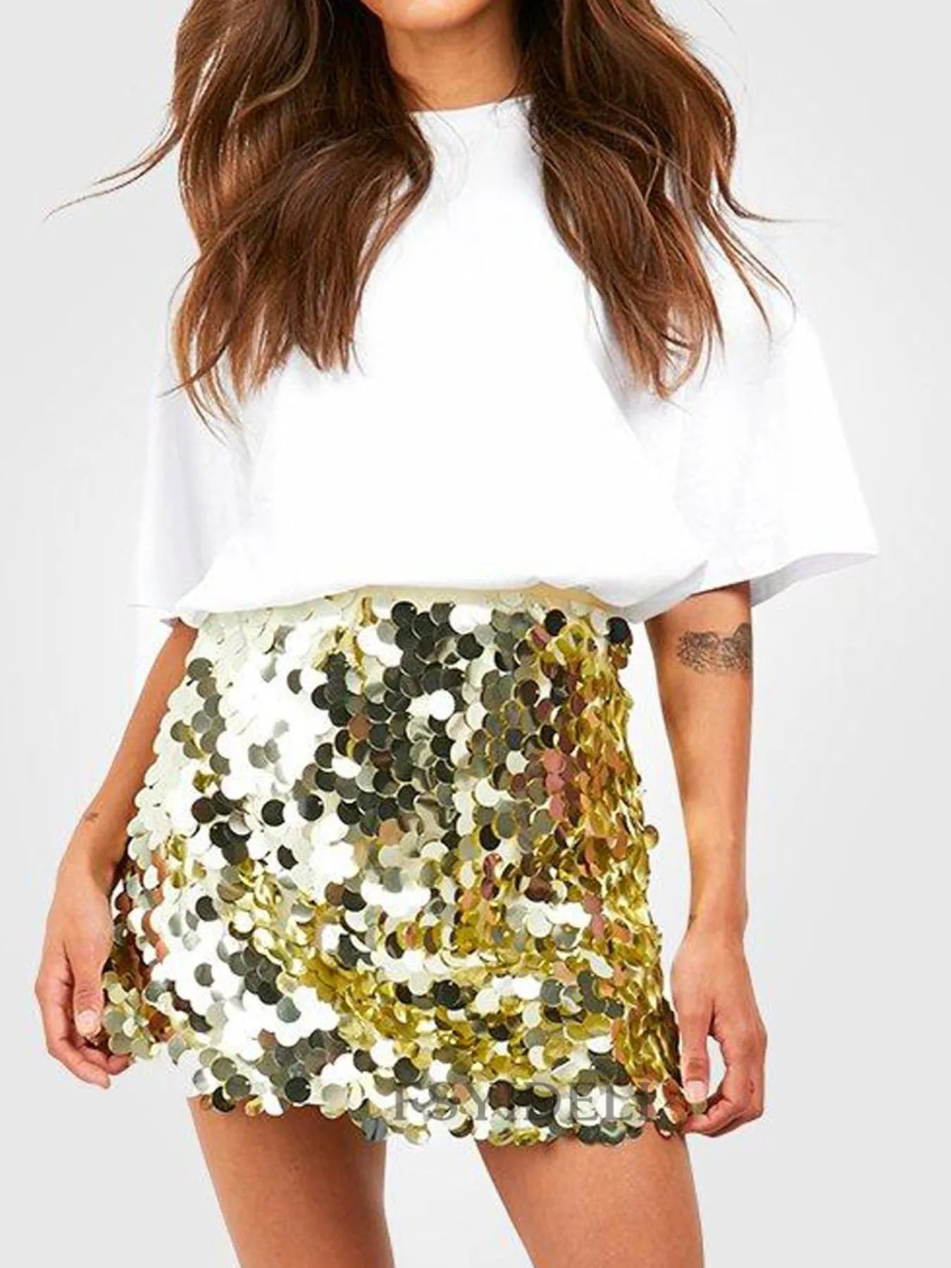 Sequin Mini Skirt - Fashorio