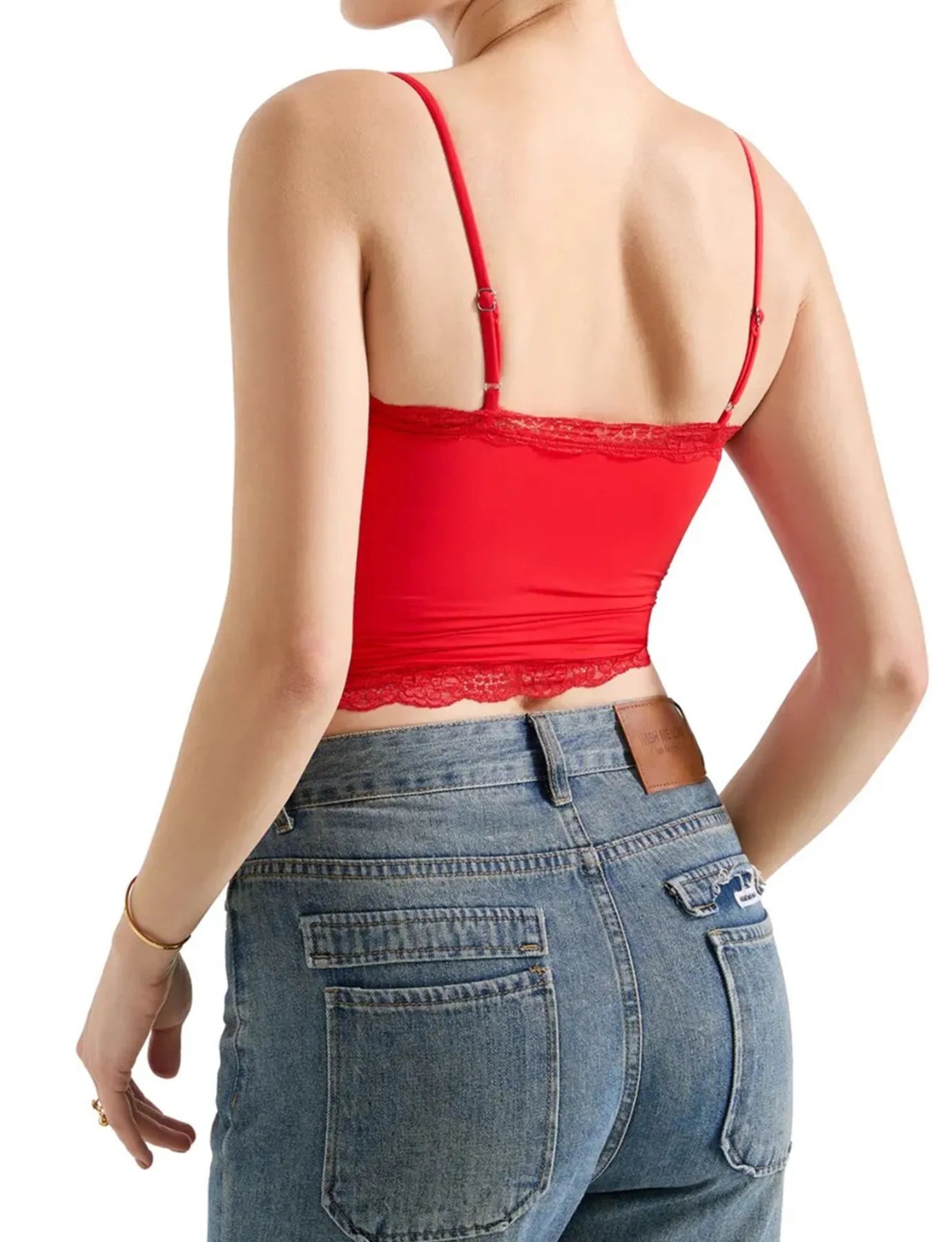 Lace Trim Cami Top - Fashorio