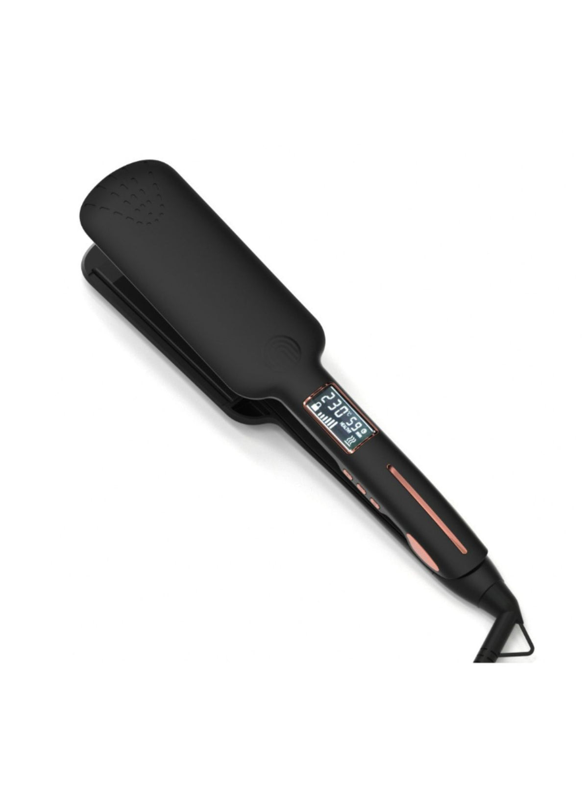 Hair straightener heating plates detail