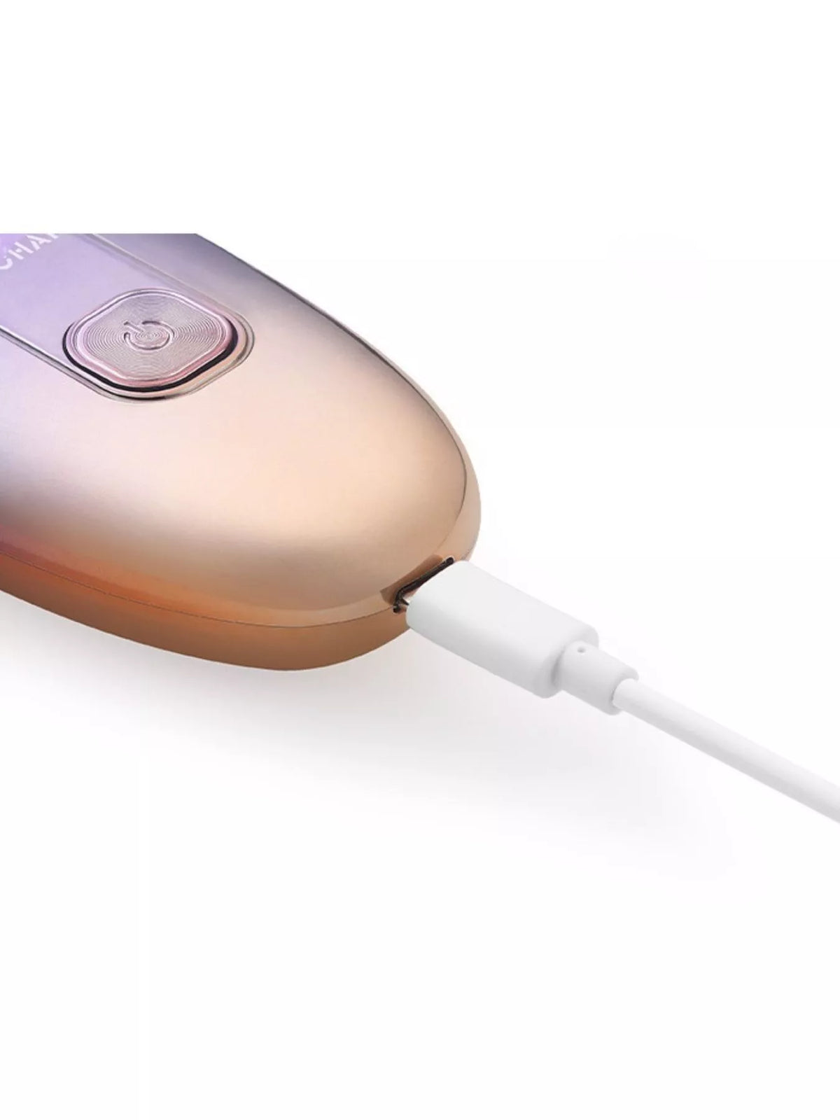 Hair removal epilator held in hand
