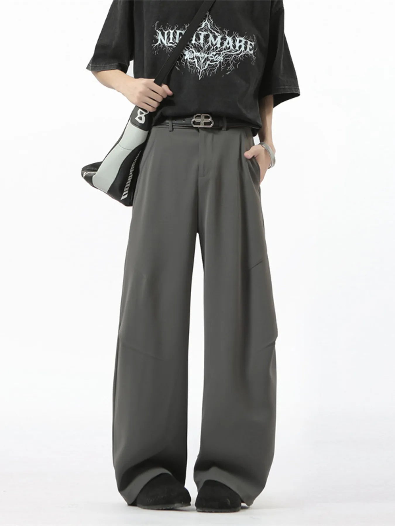 Men's Full Size Wide Leg Pants Plus Size - Fashorio