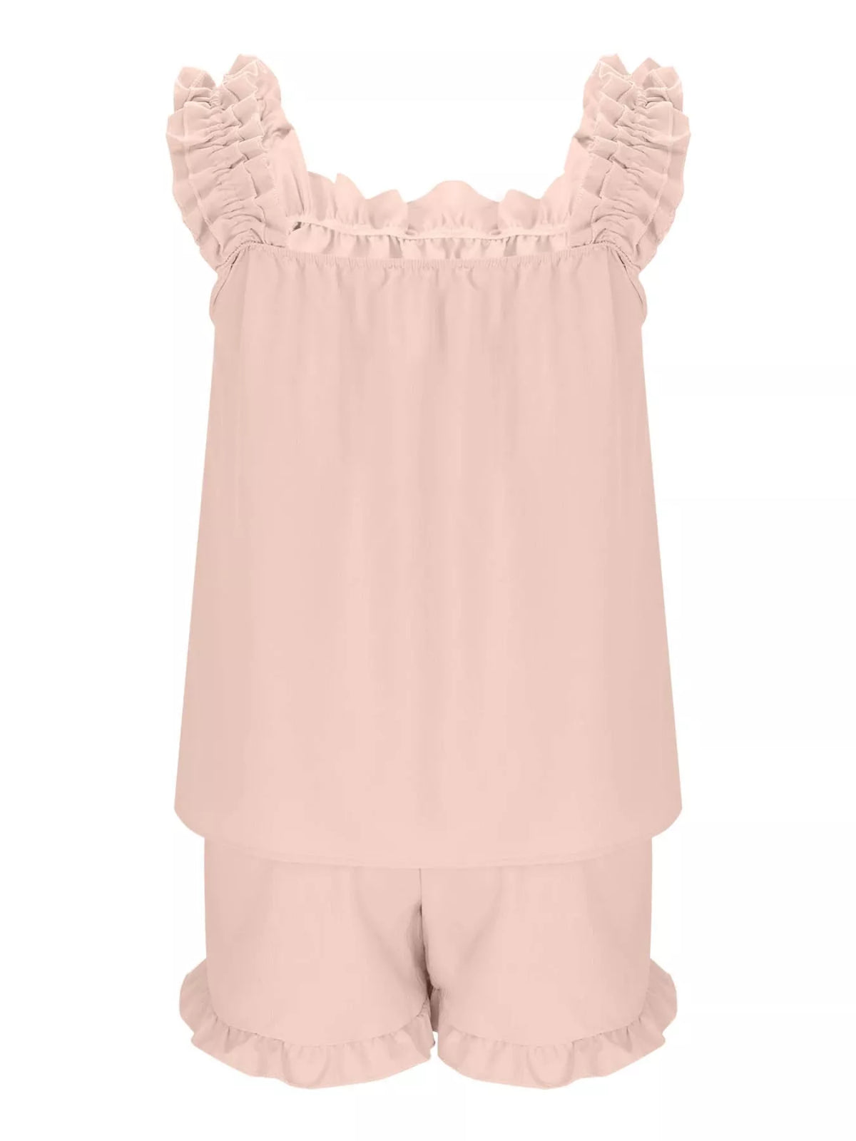 Ruffle set alternate color front view