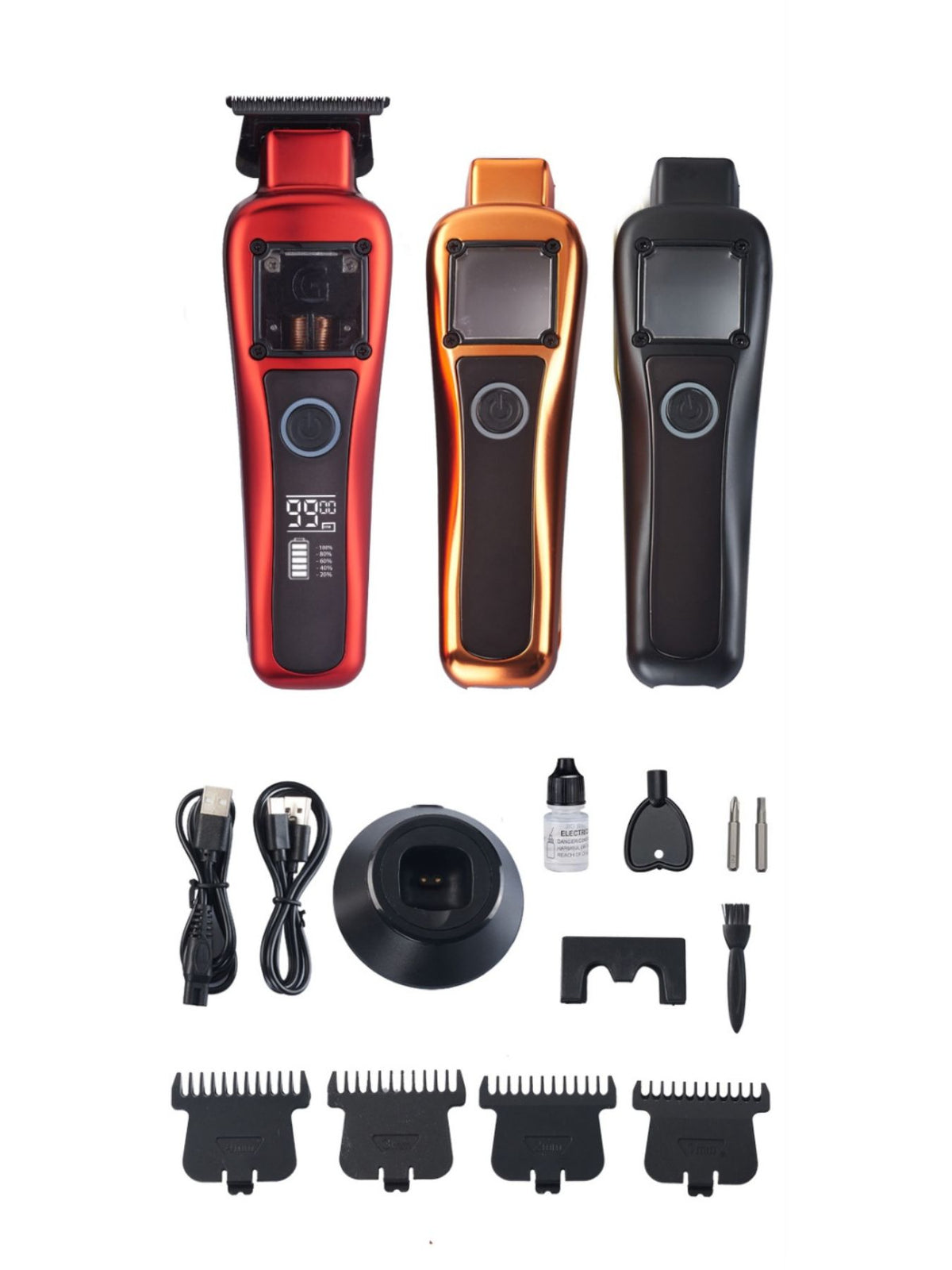 Waterproof clipper being rinsed