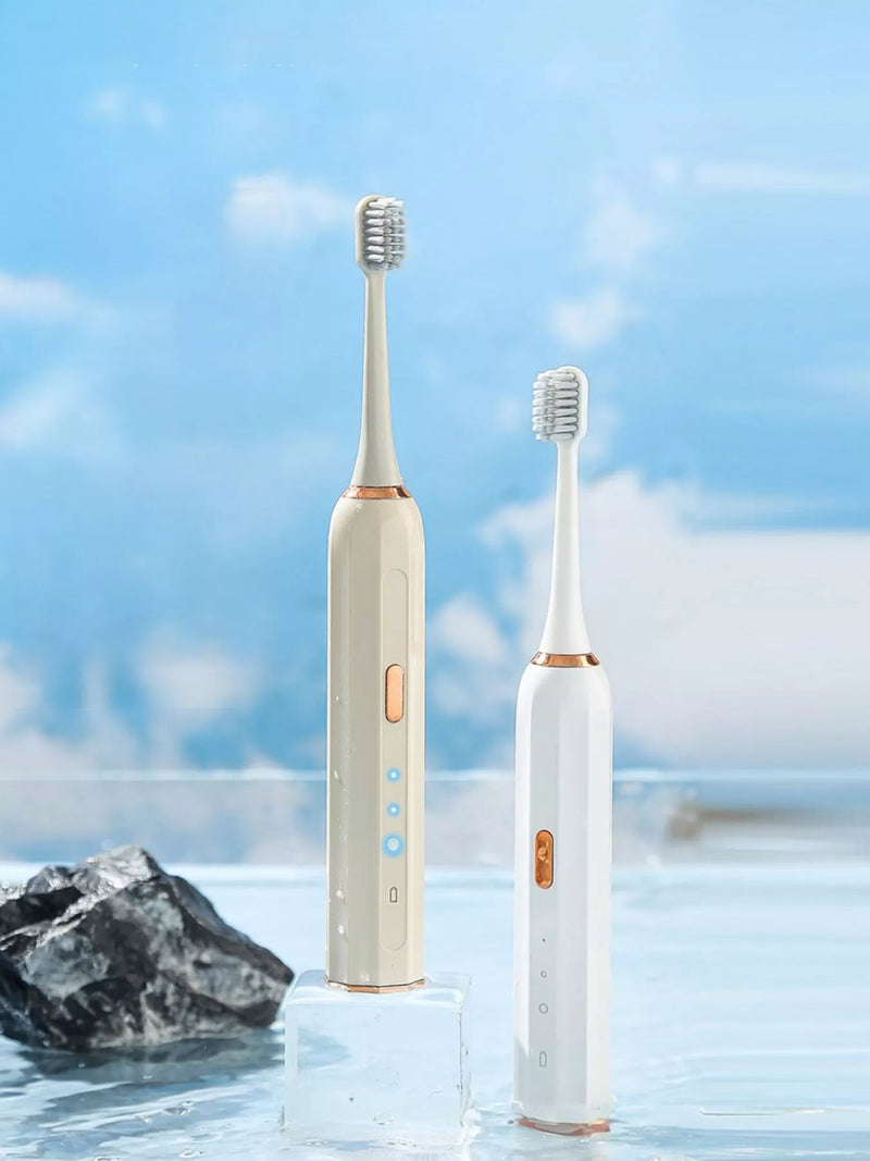 Smart electric toothbrush full view