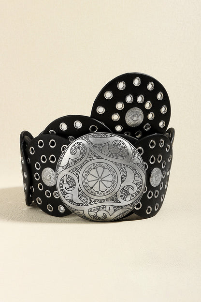 Vintage PU Leather Wide Belt - Fashorio