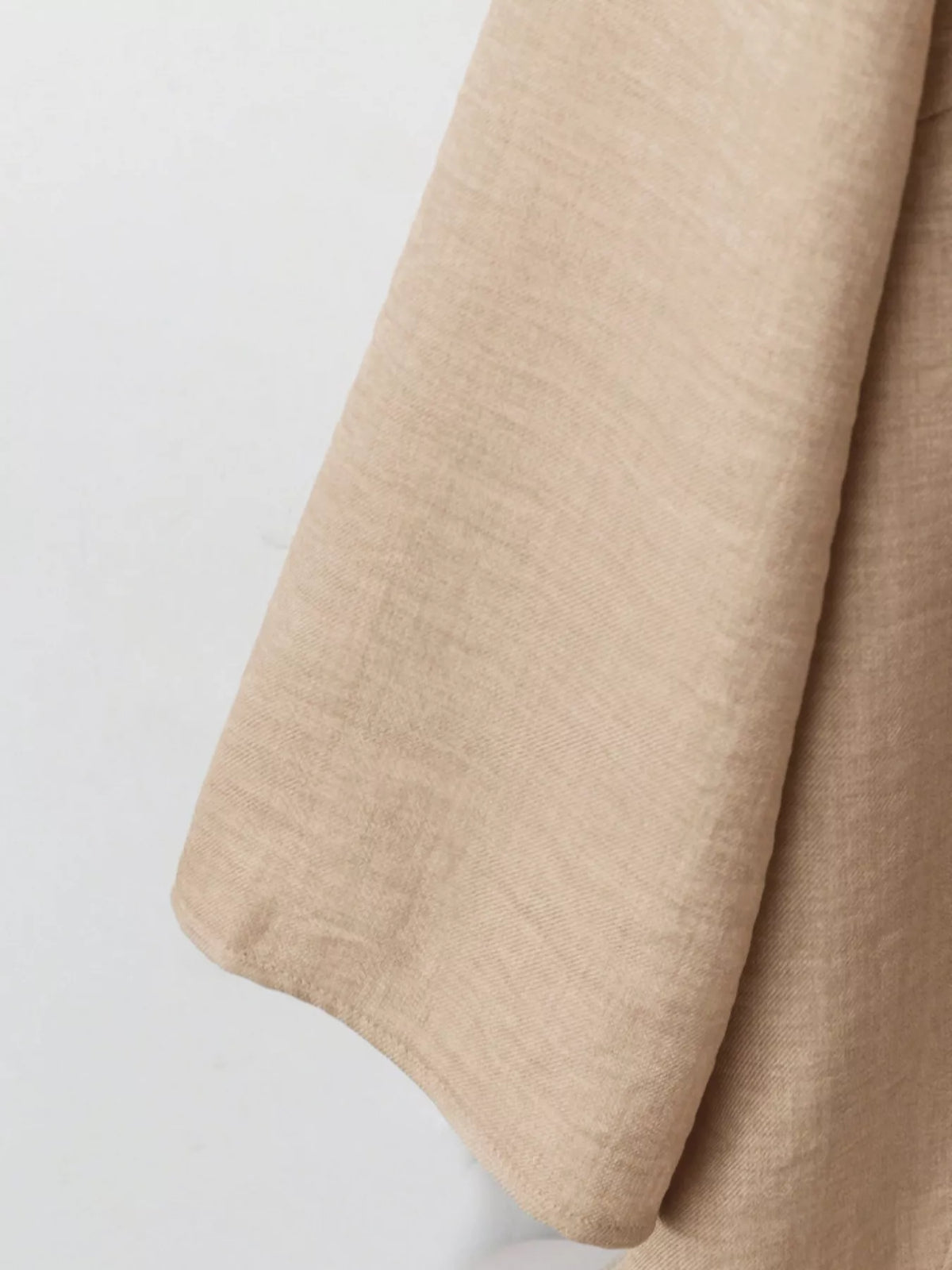 Tan plus size long sleeve pants set final view