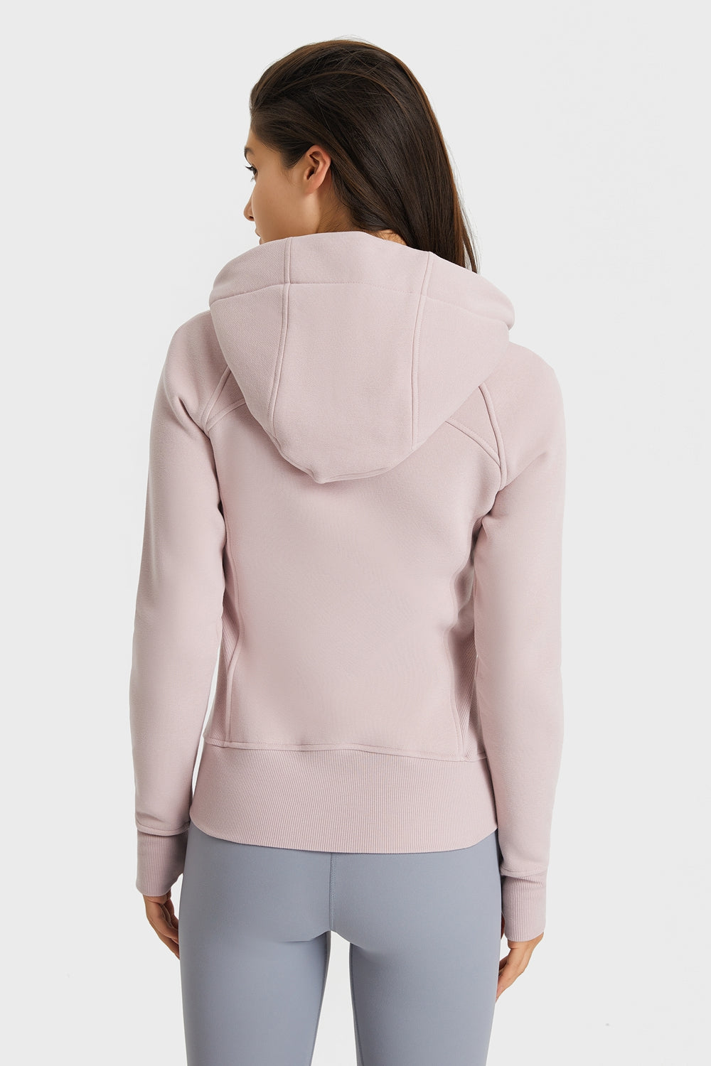Millennia Zip Up Seam Detail Hooded Sports Jacket - Fashorio