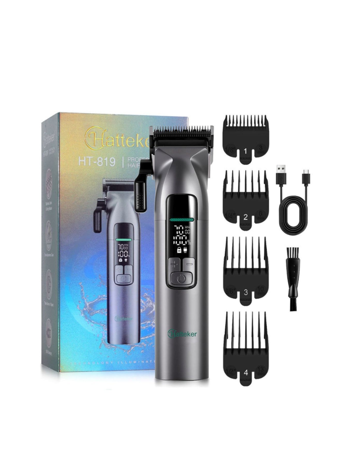 LED display hair clipper charging base