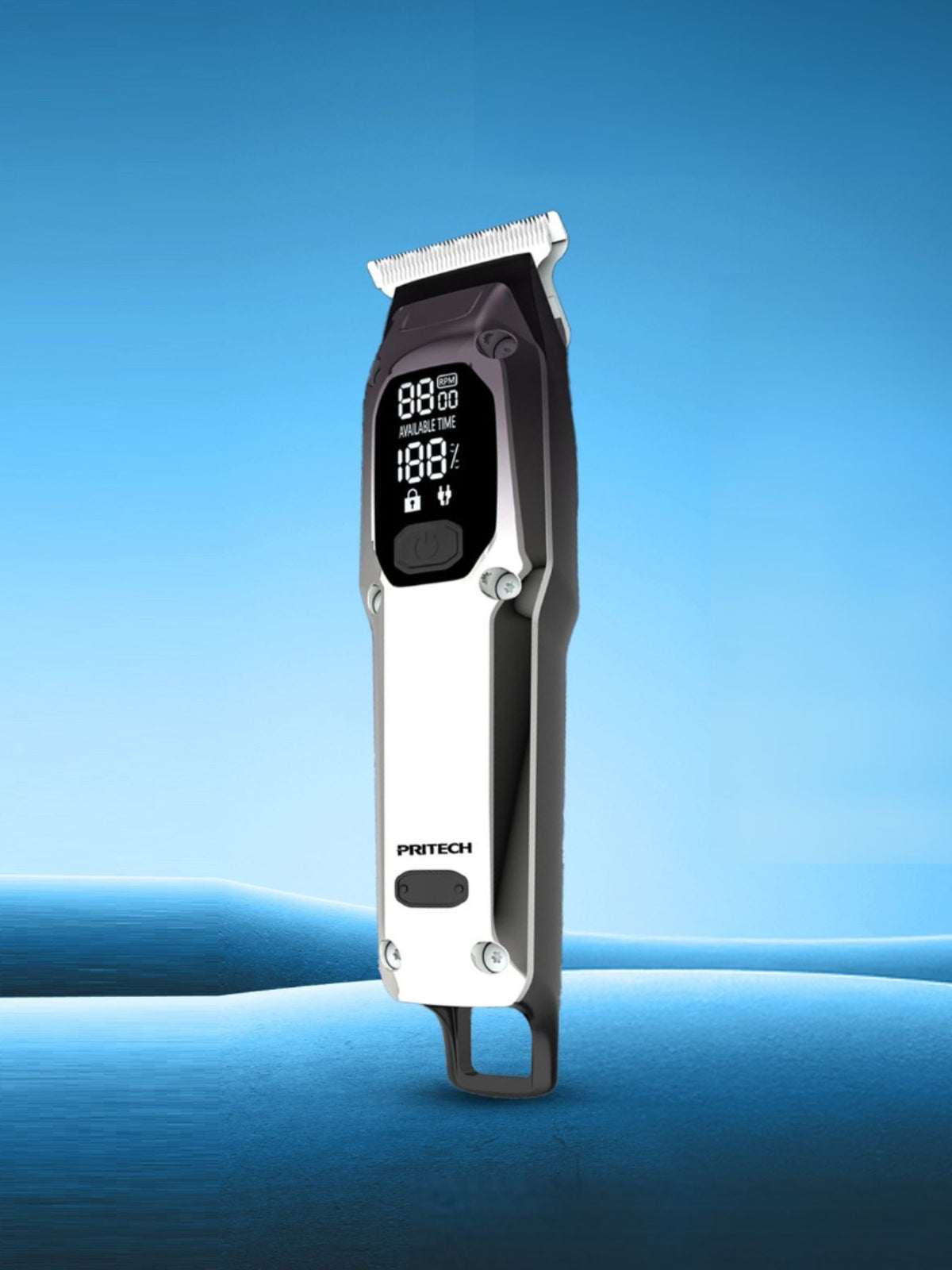 Hair clipper 4 piece set with attachments